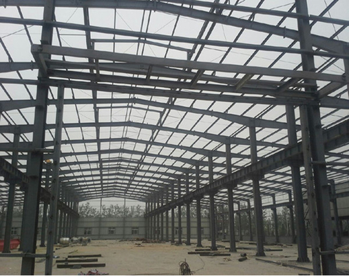 শিল্প কারখানার জন্য ইস্পাত পোর্টাল ফ্রেম উত্পাদন জন্য শক্তিশালী কাঠামোগত সমাধান