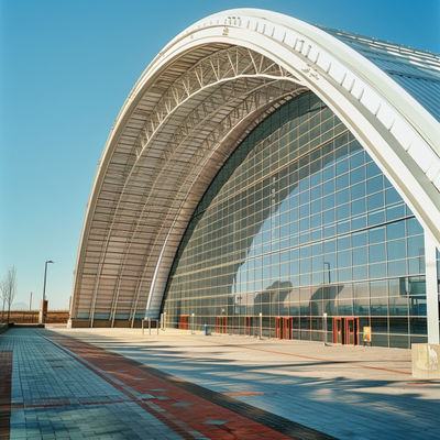 সিনেমার কক্ষগুলিতে স্থগিত কাঠামোর জন্য স্টিলের স্পেস স্ট্রাকচার যা স্থান এবং শব্দ মানকে সর্বাধিক করে তোলে