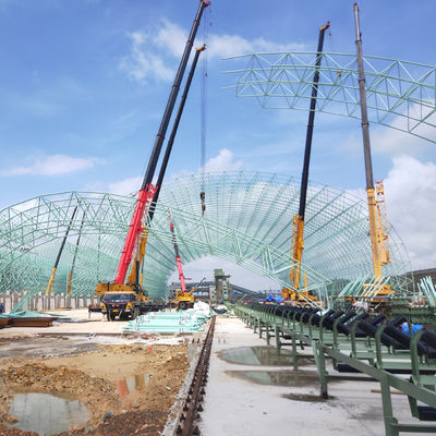 কাস্টম স্টিল স্ট্রাকচার গুদাম প্রিফেব্রিকেটেড শিল্প শেড