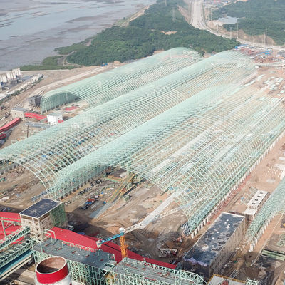 কাস্টম স্টিল স্ট্রাকচার গুদাম প্রিফেব্রিকেটেড শিল্প শেড