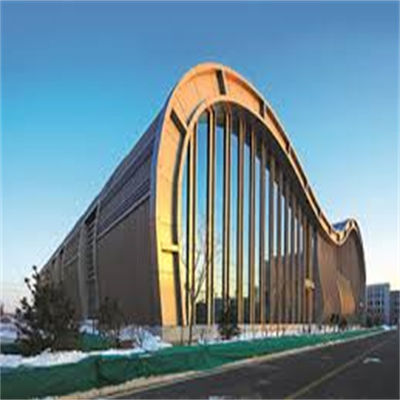 Prefab Steel Space Frame with 15-21 Days Delivery Customized Size and Sound Insulated for Stadium Roof Structure