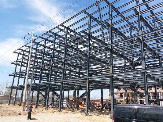Low Cost Sound-proof Steel Structure Building with 15-21 Days Delivery Fast Build Prefabricated Steel Structure