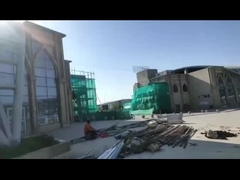 স্পেস ফ্রেম ইস্পাত কাঠামো হালকা গুদাম এবং কর্মশালা ভবন